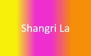 Spaced Dyed - Shangri La